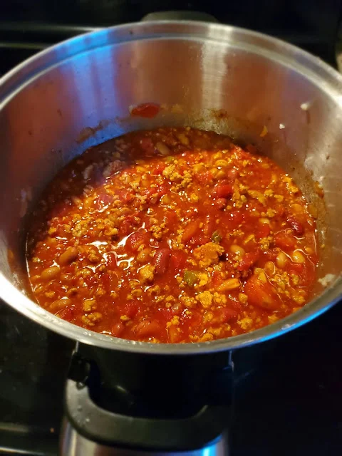Pot of chili